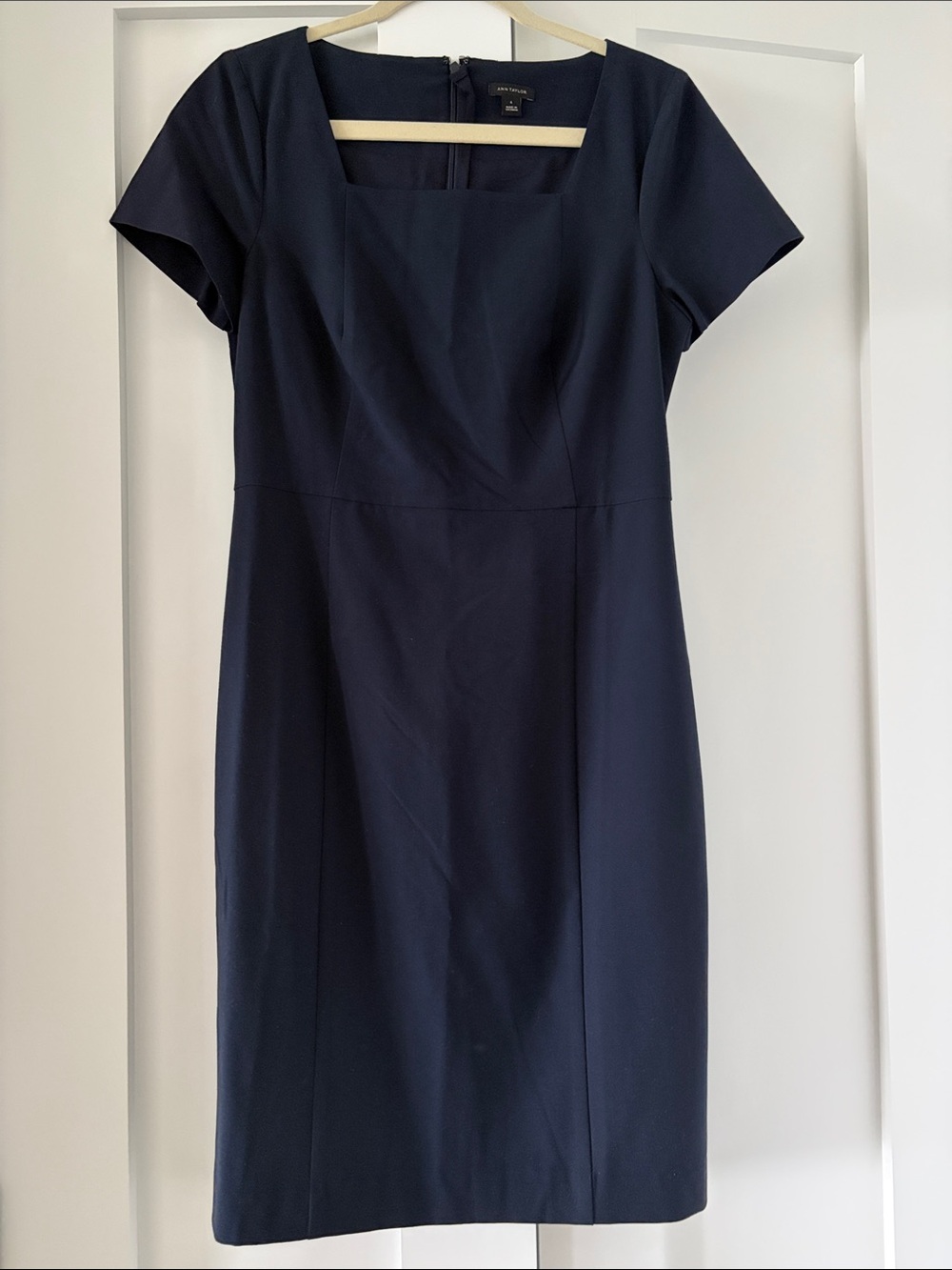 Ann Taylor Square Neck Dress (6)